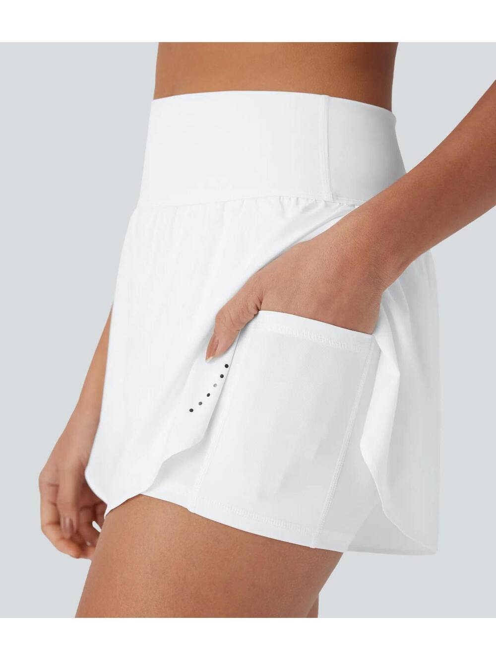 Halara SoftlyZero High Waisted Tummy Control Running Shorts - Size S